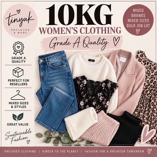 10kg woman clothes mixed - 10kg,