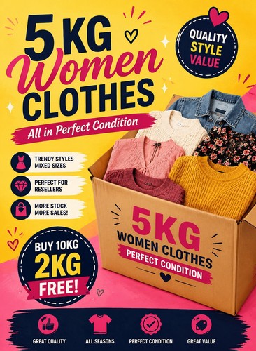 5kg ladies clothing grade - 5kg,